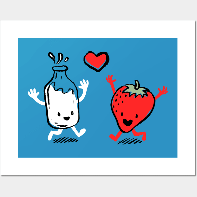 Berries And Cream Wall Art by JIMBOT